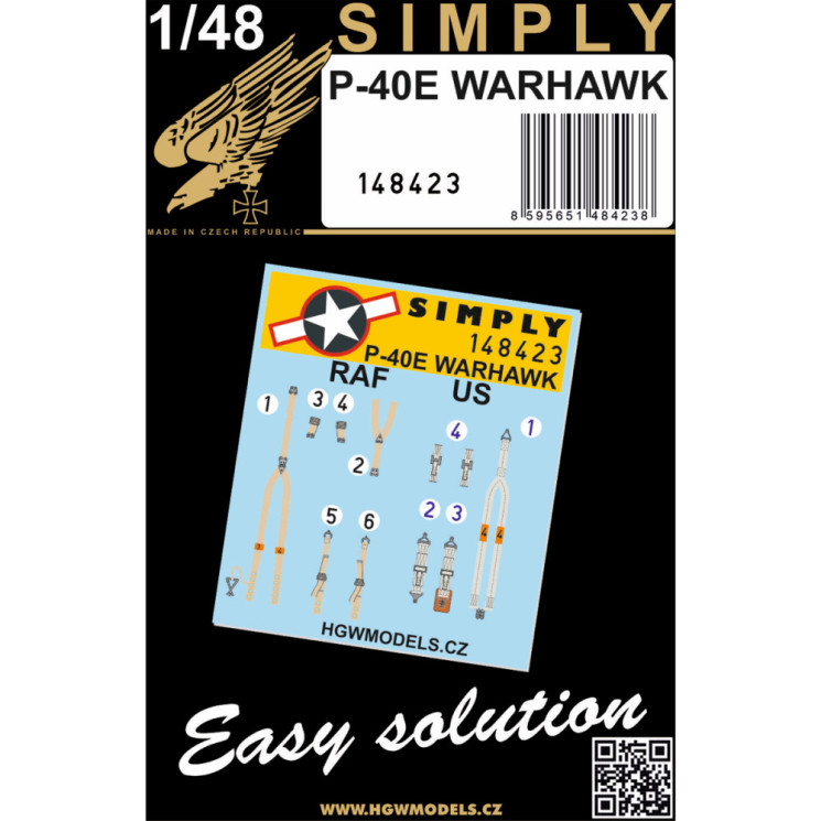 HGW 148423 P-40E Warhawk 1/48