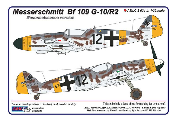 AMLC 2 031 Messerschmitt Bf 109 G-10. /R2 Aufklarer