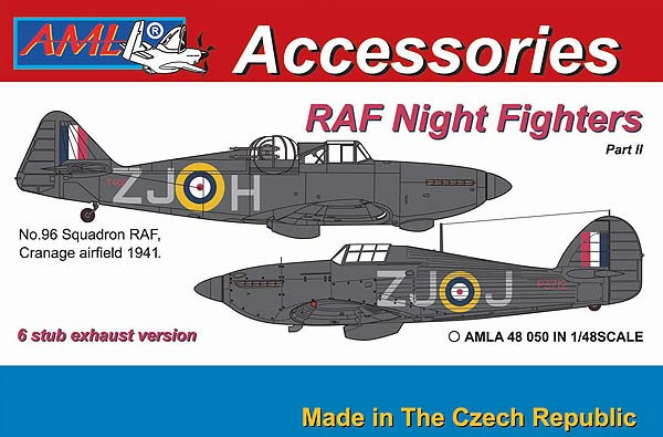 AMLA 48 050 Hurricane Mk.I & Defiant Mk.I  выхлопные патрубки. Часть 2