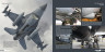 DH002 F-16 Fighting Falcon Flying in Air Forces around the World