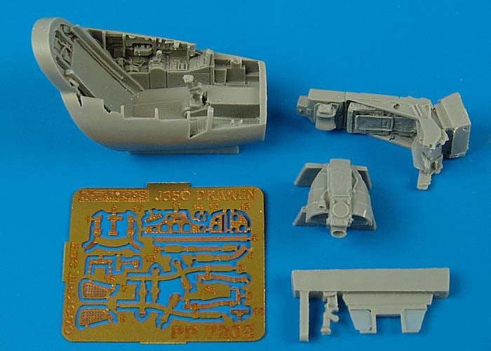 7202  J35O Draken cockpit set