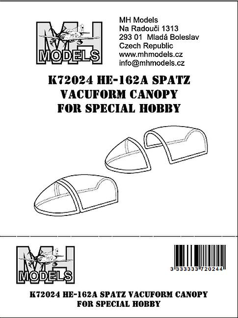 K72024 He-162A Spatz вакумный Ліхтар.