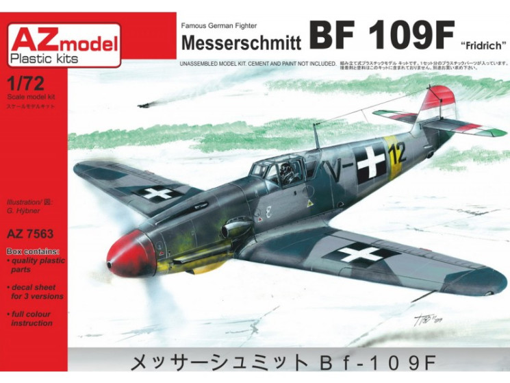 AZ7563  Messerschmitt Bf 109F Hungarian AF