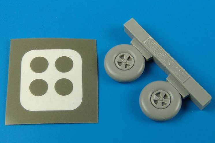 7203  Hawker Hurricane wheels & paint masks