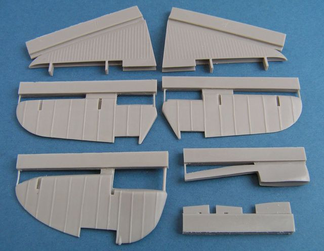 TBD Devastator correct tailplane, elevators and rudder