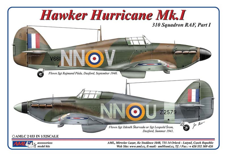AMLC 2 033 310 th Squadron RAF, Часть 1. / Hawker Hurricane Mk.I