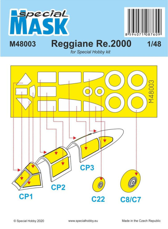 M48003 Маски на Reggiane Re 2000