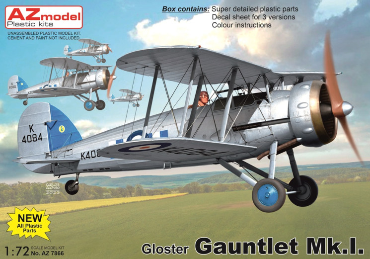 AZ7866 Gloster Gauntlet Mk.I. 1/72