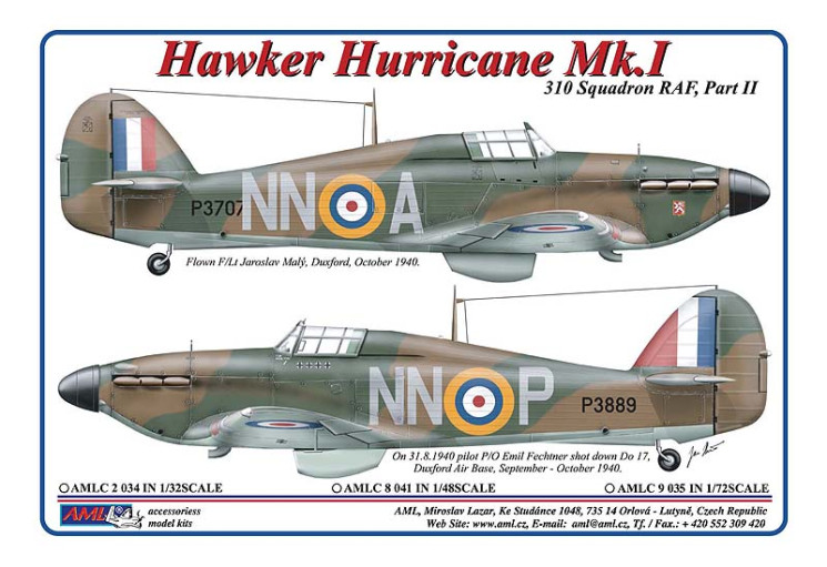 AMLC 2 034 310 th Squadron RAF, Часть 2. / Hawker Hurricane Mk.I – NnoA&NNoP