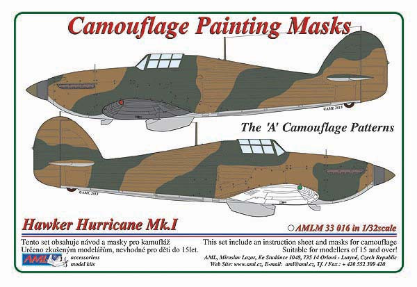 AMLM 33 016 H.Hurricane Mk.I The "A" Камуфляж
