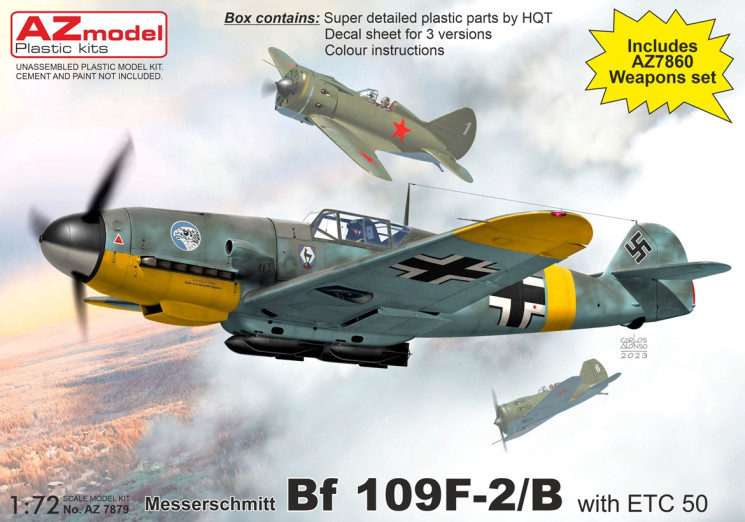 AZ7879 Bf 109F-2 B с ETC 50