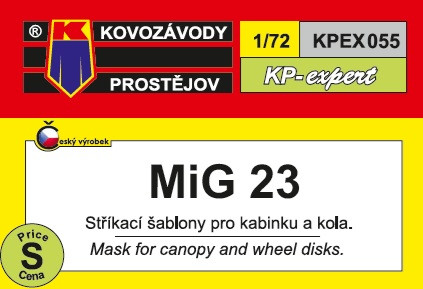 KPEX055 Маска МіГ-23 1/72