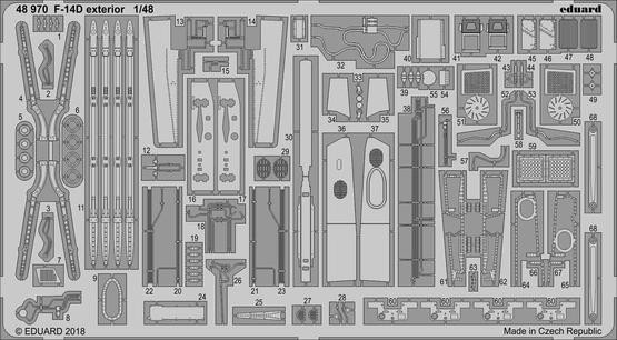 48970 F-14D экстерьер 1/48