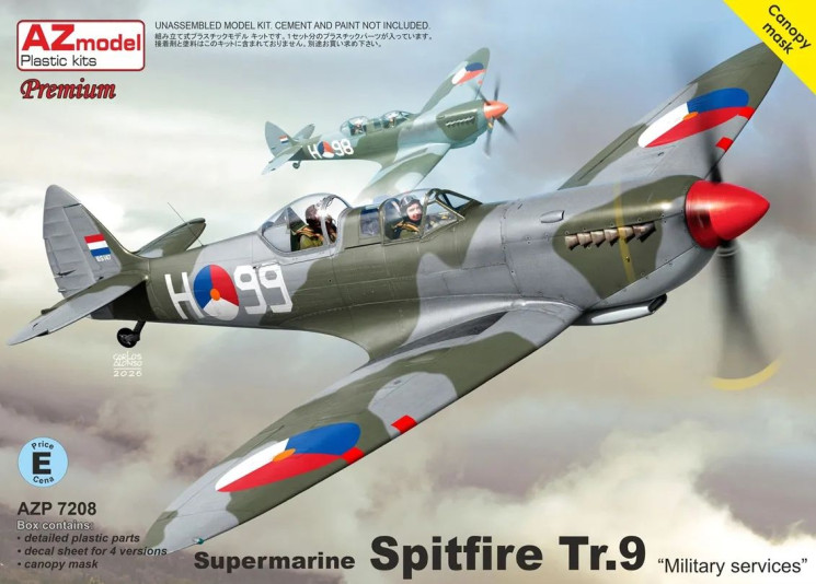 AZP7208 Spitfire Tr.9 «На військовій службі» 1/72