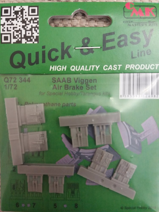 Q72344 SAAB Viggen Air Brakes Set