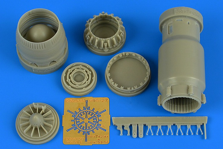 4744 MiG-27 Flogger закрытые выхлопные сопла, поздние