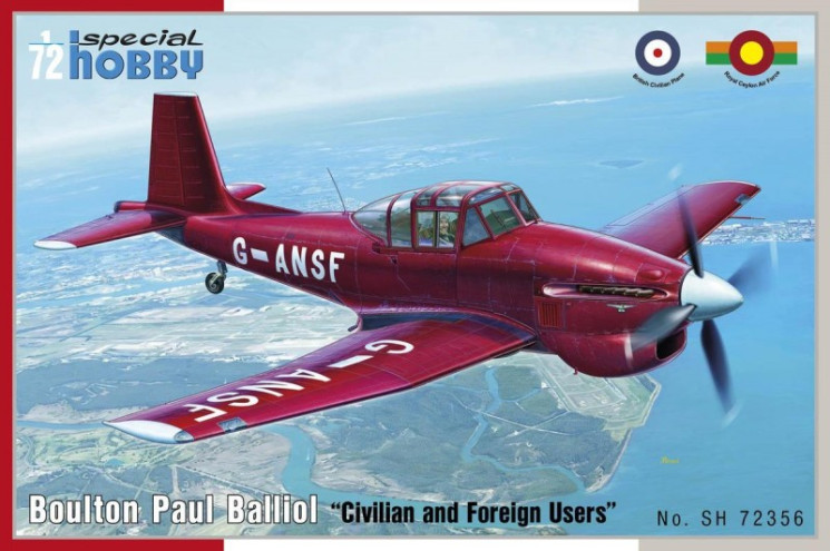 SH72356  Boulton Paul Balliol "Civilian and Foreign Users"