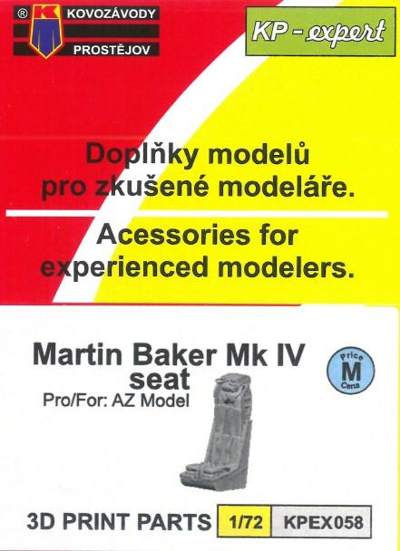 KPEX058 Крiсло Martin Baker Mk.IV 1/72