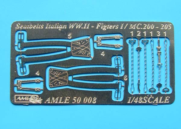 AMLE 50 008 Привязные ремни ITALIAN AF WW II для Macchi C.200/205