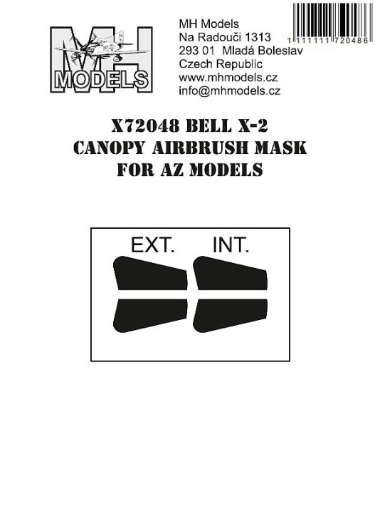 X72048 Bell X-2 маски для фонаря.