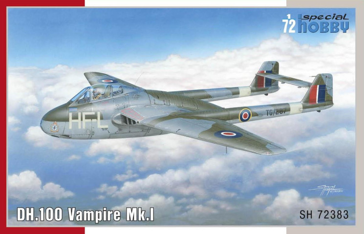 DH.100 Vampire Mk.I  'RAF, RAAF and Armee de l'Air'