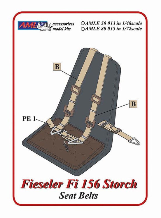 AMLE 50 013 Fieseler Fi 156 Storch привязные ремни