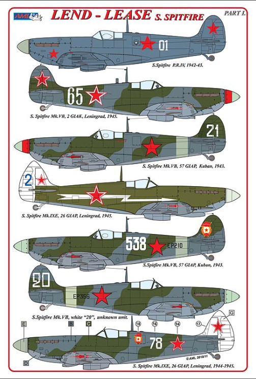 AMLD72018 S.Spitfire лэнд-лиз (+ фототравление)