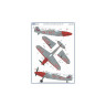 AMLC 8 011 Avia S-199 "Mezek" - Часть 2. / 2 варианта декалей : JV-1,OK-BYE
