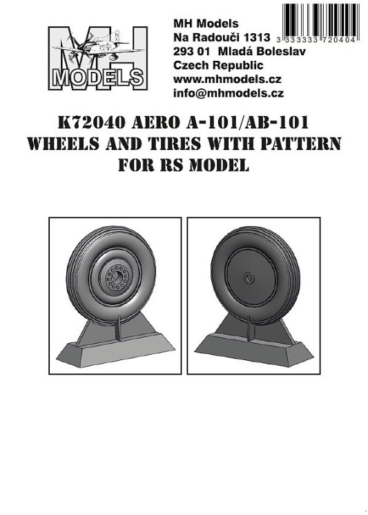 K72040 Aero A-101/Ab-101 колеса и шины с рисунком.