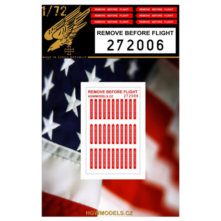 HGW 272006 "Снять перед вылетом" - США