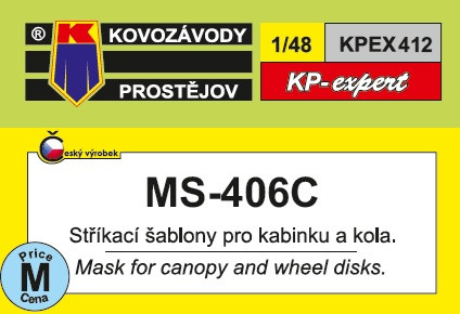 KPEX412 Маска MS.406 1/48