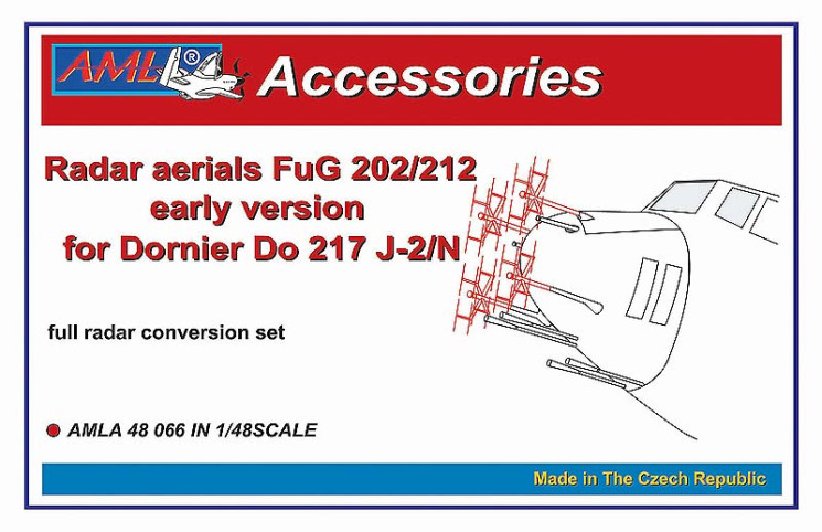 AMLA 48 066 Dornier Do 217 J-2/N with radar aerials FuG 202/212 early version