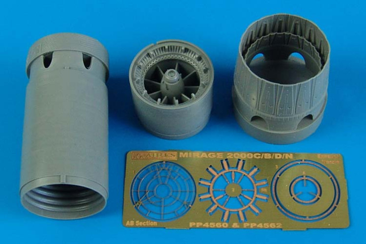 4560  Mirage 2000C/B/D/N exhaust nozzles - opened position