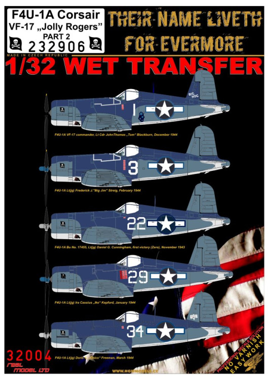 232906 F4U-1A VF-17 "Jolly Rogers" (Part 2)