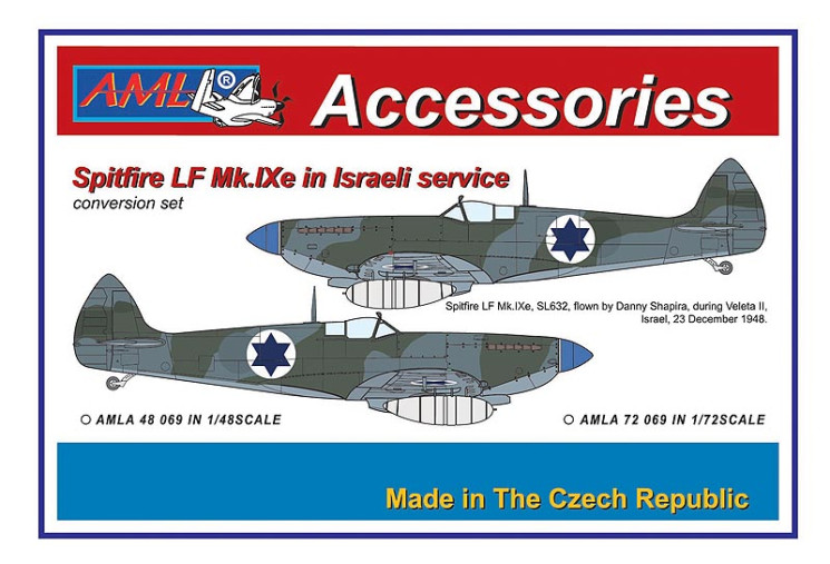 AMLA 48 069 Spitfire Mk.IXe with Germany fuels ВВС Израиля