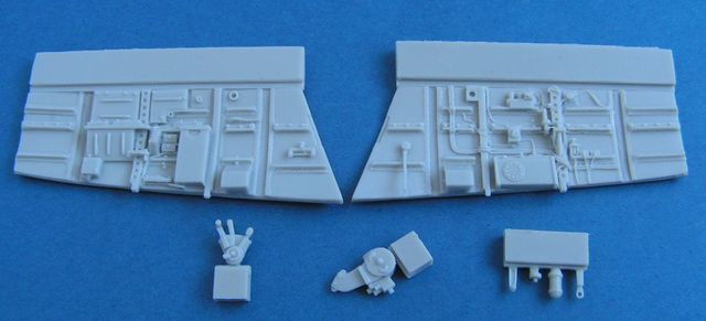 Spitfire Mk.II cockpit sidewalls