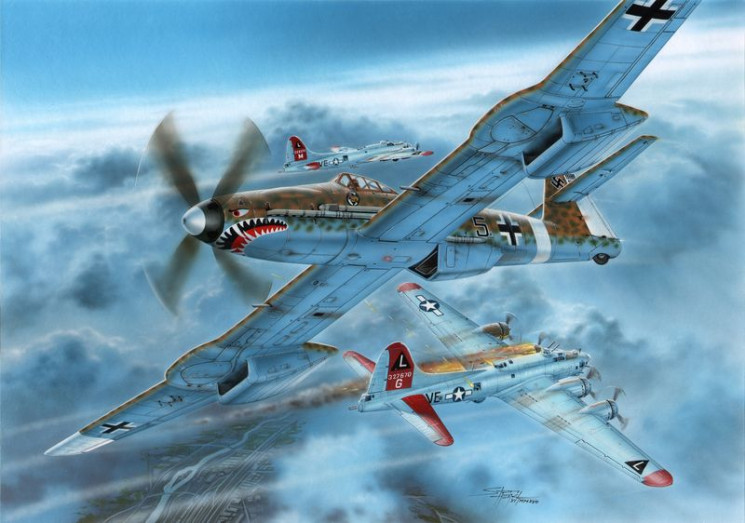 Blohm Voss BV 155B-1 'Luftwaffe 46 High Altitude Fighter'