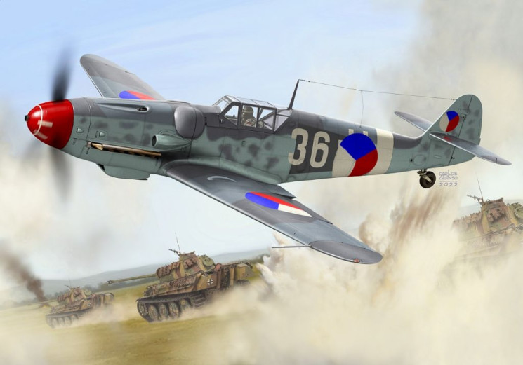 AZ7818 Bf 109G-6 „Captured“