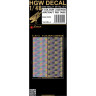 HGW 548044 5-кольорові ромбоподібні стрічки 1/48