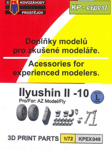 KPEX049 IL-10 – 3D-деталі для моделі Fly 1/72