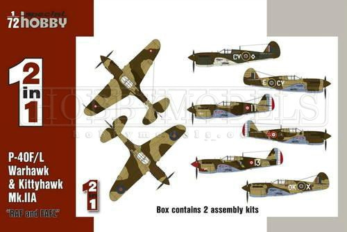 SH72211  P-40F/L & Kittyhawk Mk.IIA  / RAF and FAFL /  2 in