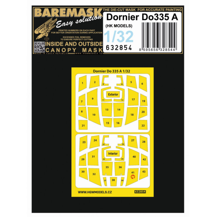 632854 Dornier Do 335A маски -1/32