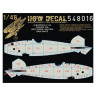 HGW 548016 Декали для Albatros D.V | D.Va / Светлое дерево / - Набор декалей 1/48