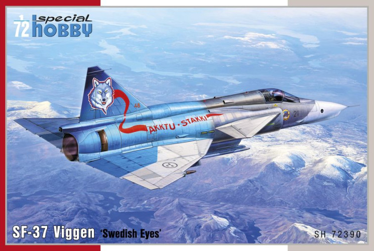 SH72390 SF-37 Viggen Recce 1/72