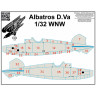 HGW 532081 Albatros D.V / D.Va - світле дерево 1/32