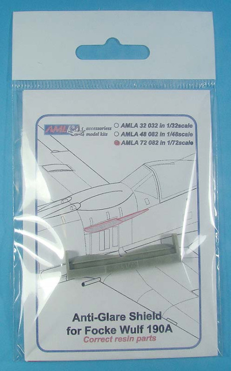 AMLA 72 082 Anti-Glare Shield for Focke Wulf 190A