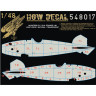 HGW 548017 Декали для Albatros D.V | D.Va / Светлое дерево / - Набор декалей 1/48