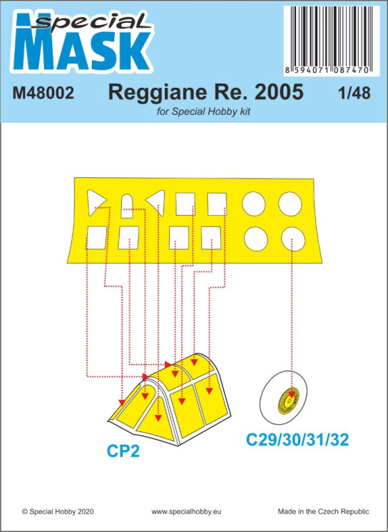 M48002 Маски на Reggiane Re.2005