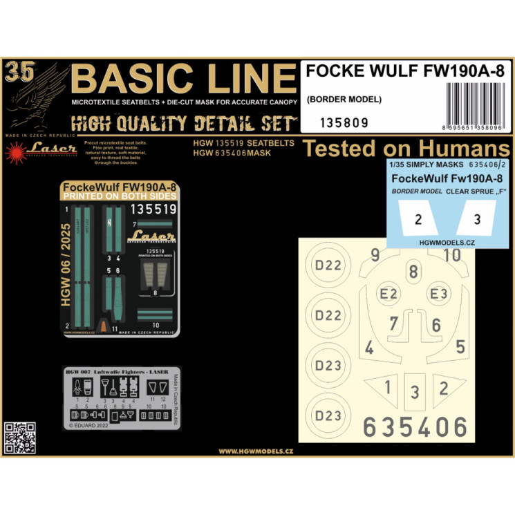HGW 135809 Focke Wulf Fw190A-8 1/35