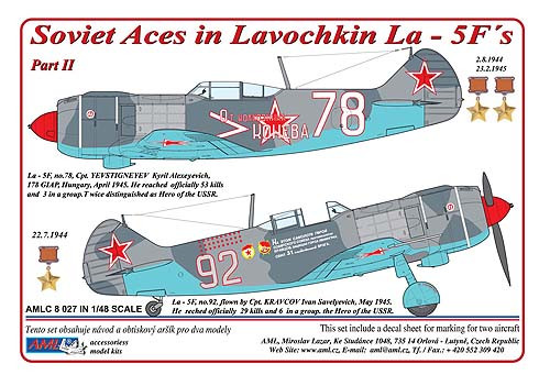 AMLC 8 027 Советские асы на Ла-5Ф, Часть 1